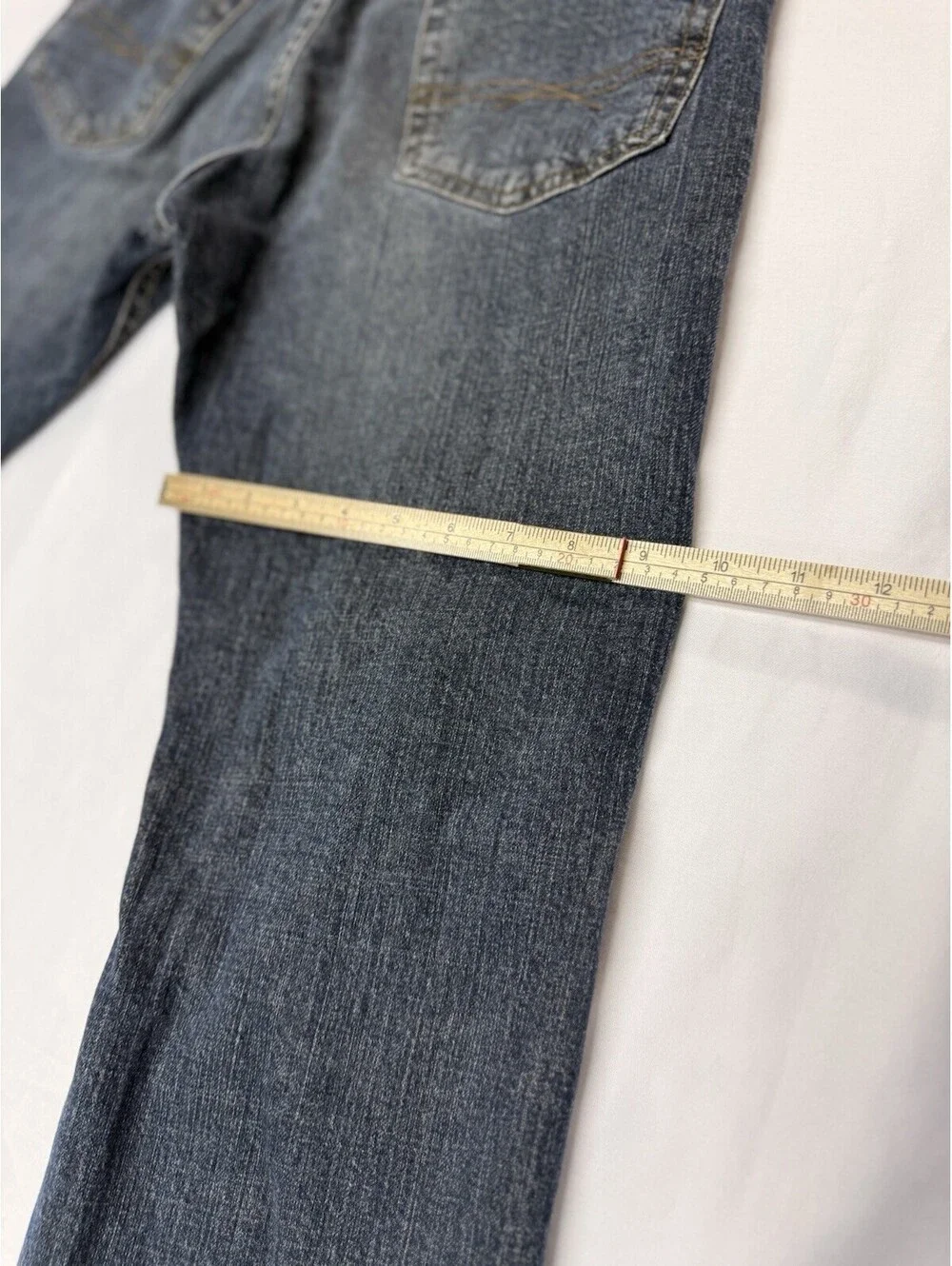 Levi Strauss Signature Jeans Mens 30x30 Blue Bootcut Medium Wash Stretch Denim